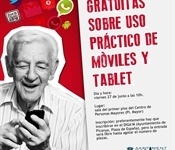 Charla para mayores sobre el uso de móviles y tablets