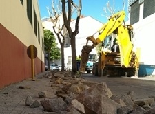 Renovació de vorereres del carrer Guillem de Castro