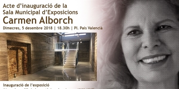 Inauguració de la Sala d'Exposicions Carmen Alborch