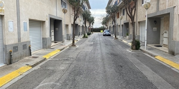 Obres de renovació del carrer Florida
