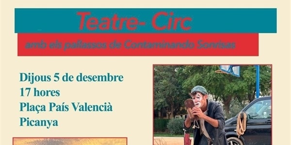 Teatre-circ amb els pallassos de "Contaminando Sonrisas"