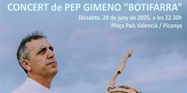 Pep Gimeno "Botifarra" en concert