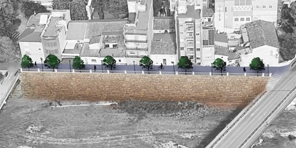 L'Ajuntament de Picanya ja ha presentat al Ministeri de Transports el projecte per a la construcció d'un mur de contenció en la zona del barranc entre C/ del Sol i el C/ València