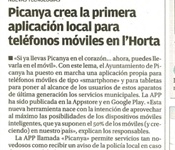 Picanya crea la primera aplicación local para teléfonos móviles en l'Horta